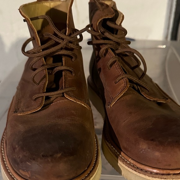 Oliberte Brown Leather Womens Boots - Picture 6 of 7